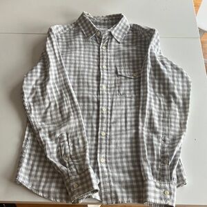 Goodfellow & Co Gray Plaid Button-Down Shirt
